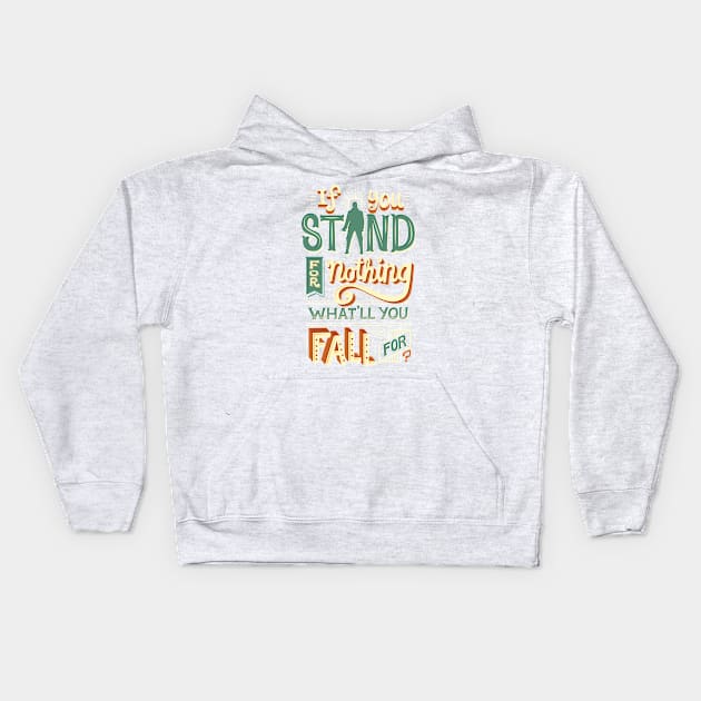 Make a stand Kids Hoodie by risarodil